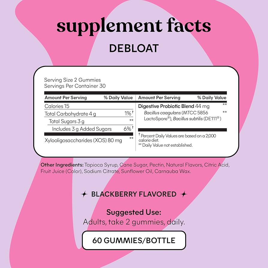 Lemme Debloat Digestive & Gut Health Gummies