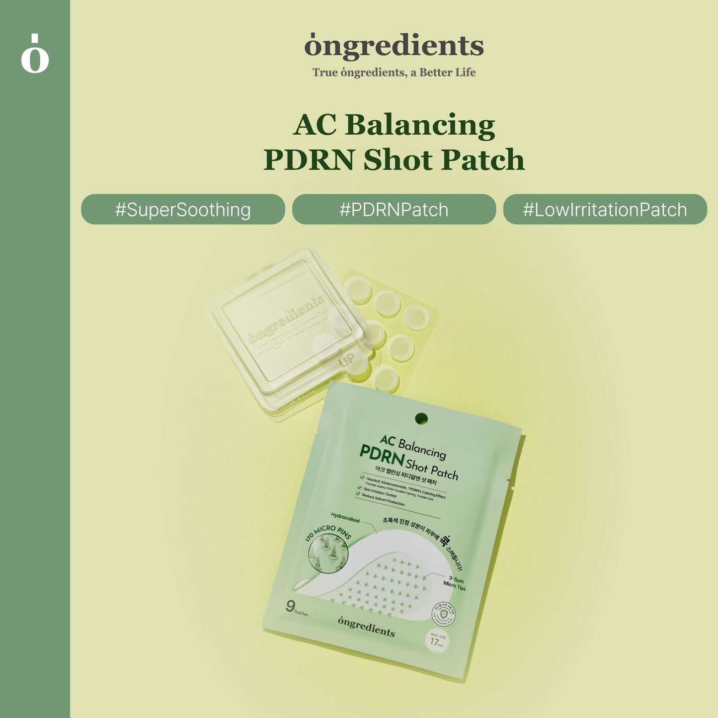 ongredients AC Balancing PDRN Shot Patch