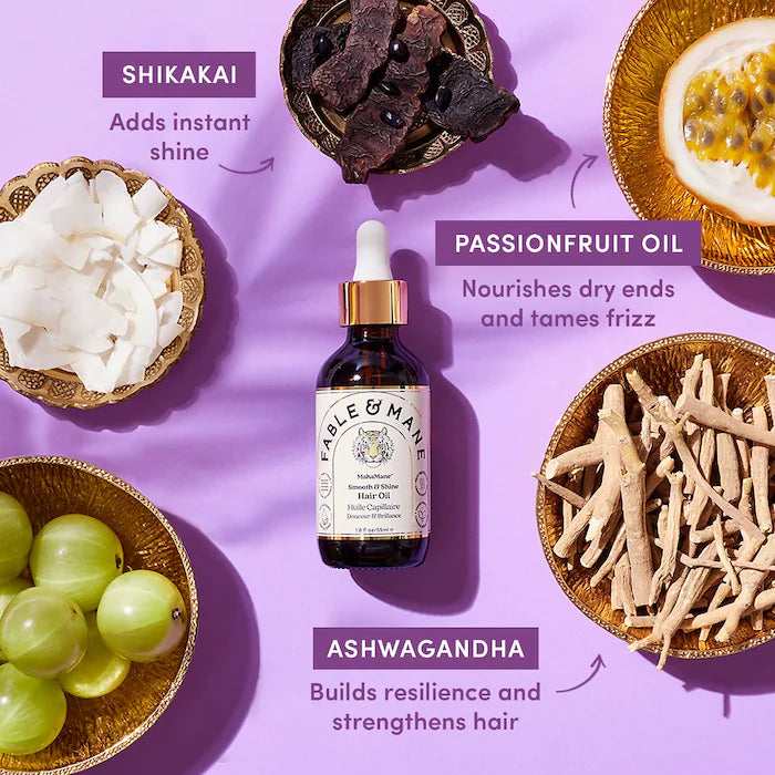 Fable&Mane Strength & Shine Hair Oiling Duo