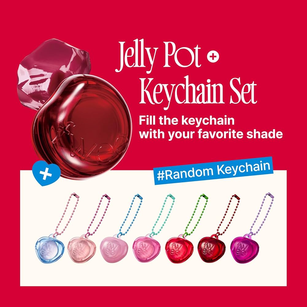 fwee Glowy Jelly Pot + Keychain SET