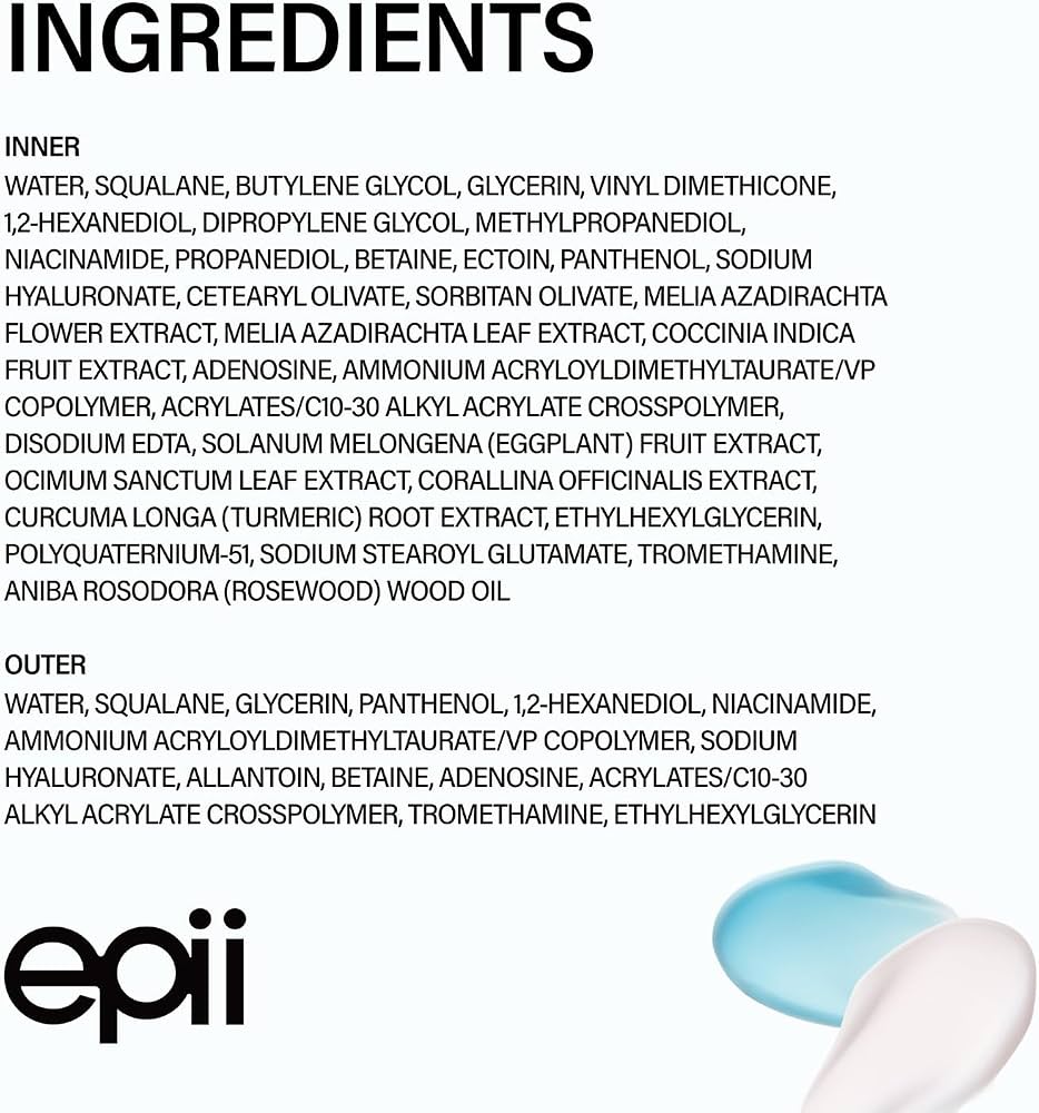 epii Double Up Cream Ectoin Face Moisturizer