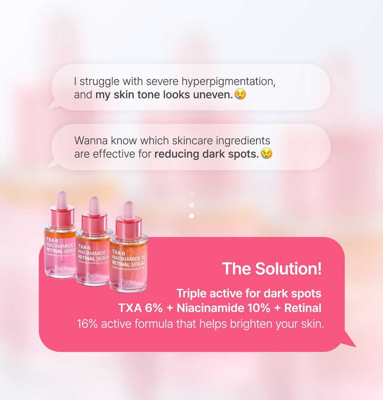 Purito SEOUL TXA 6 Niacinamide 10 Retinal Serum