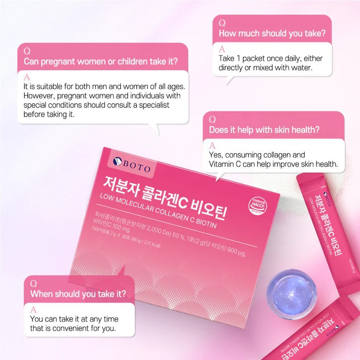 BOTO Low Molecular Collagen C Biotin