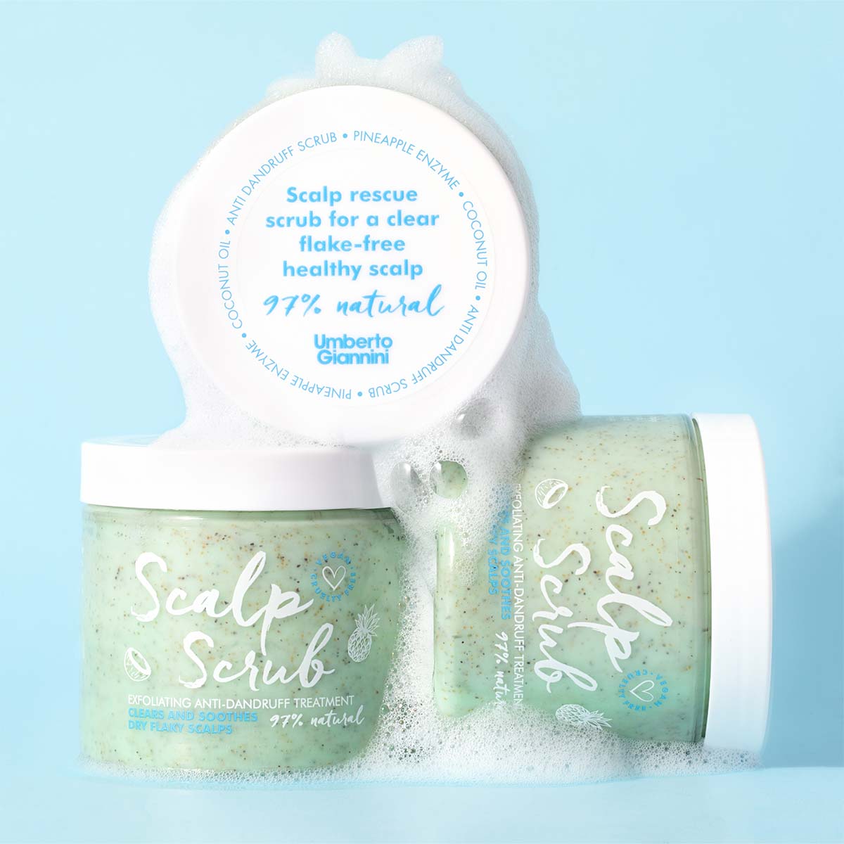 Umberto Giannini Scalp Scrub Exfoliating Anti-Dandruff Treatment