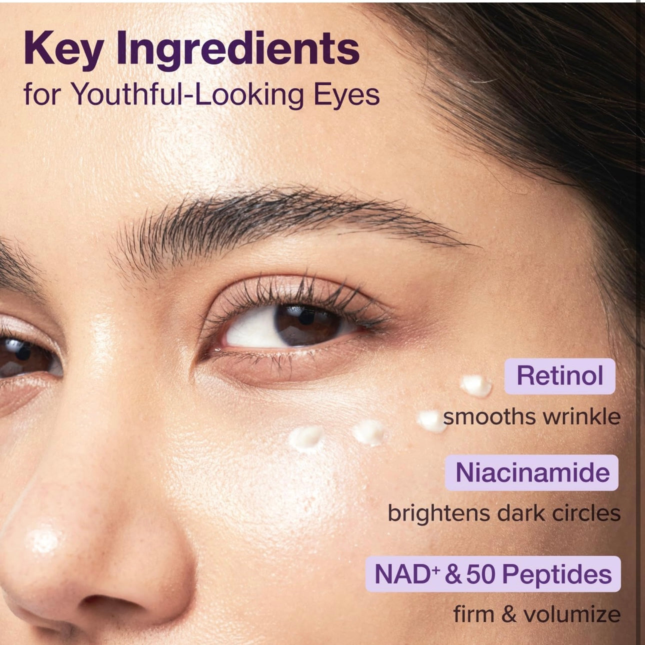 numbuzin No.9 NAD+ Retinol Volumetox Eye Cream