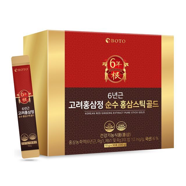 BOTO Korean Red Ginseng Extract Pure Stick Gold