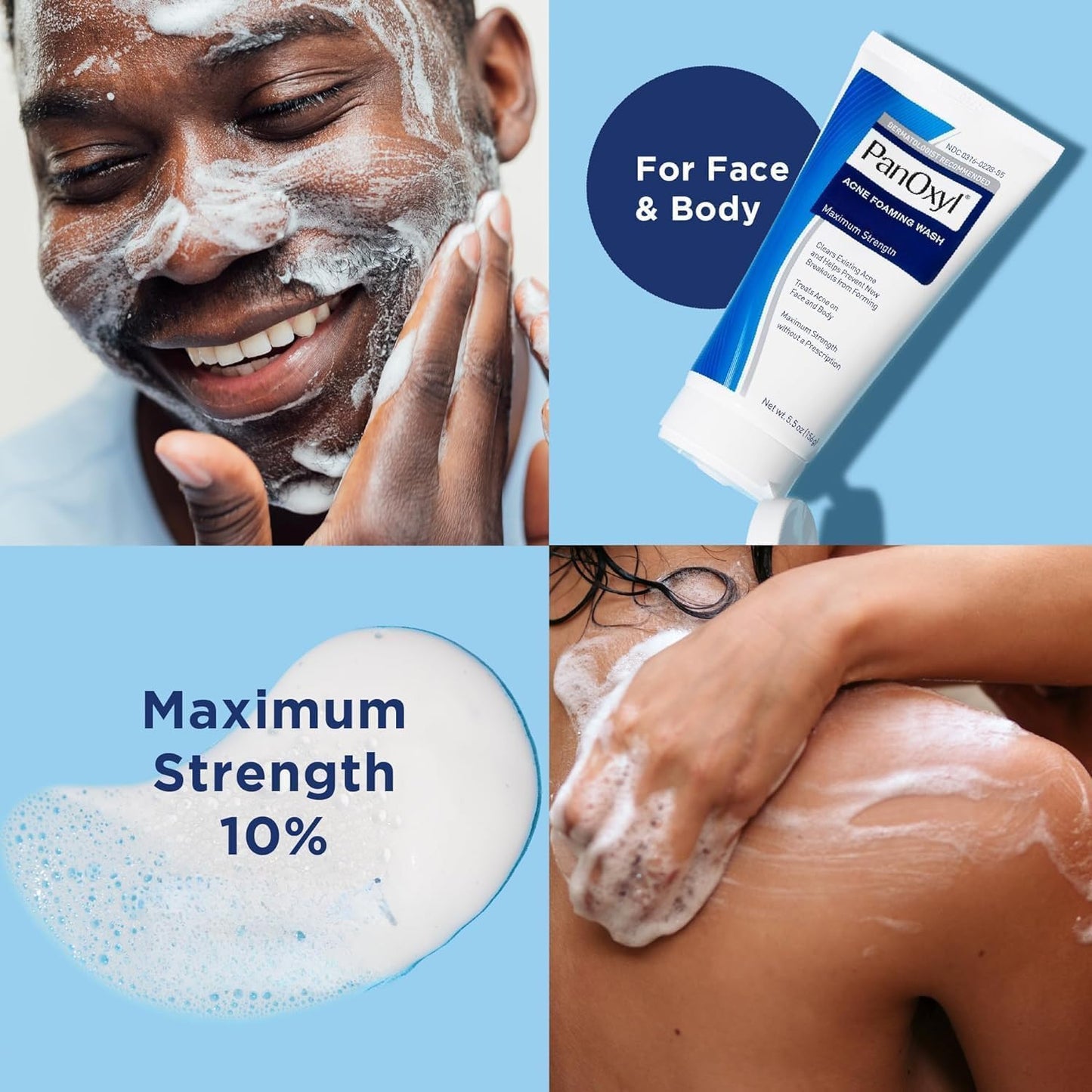 PanOxyl Acne Foaming Wash 10%