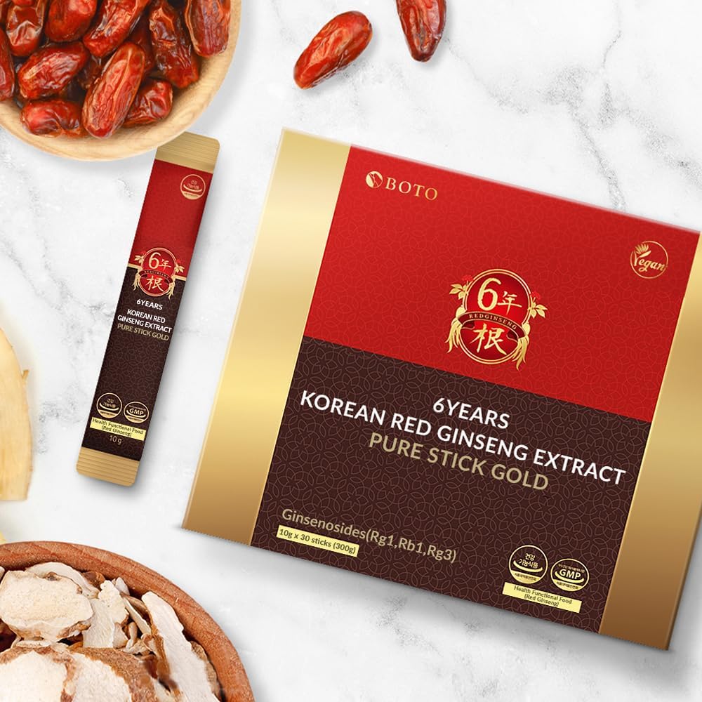BOTO Korean Red Ginseng Extract Pure Stick Gold