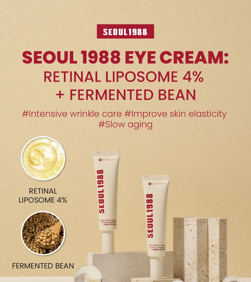 KSECRET SEOUL 1988 Eye Cream Retinal Liposome 4% + Fermented Bean