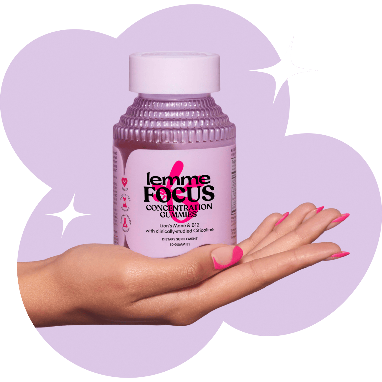 Lemme Focus Concentration & Brain Health Gummies