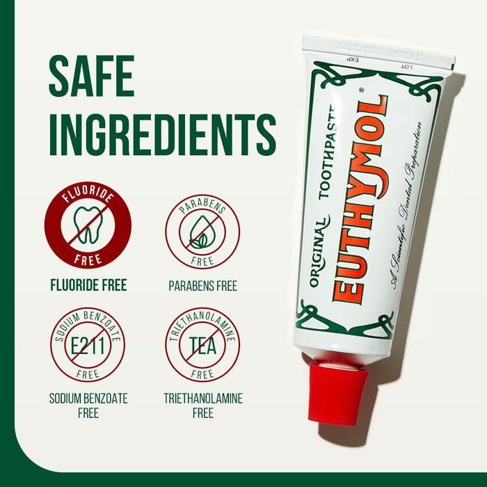Ethonal Toothpaste EUTHYMOL Original Toothpaste – Radiantly