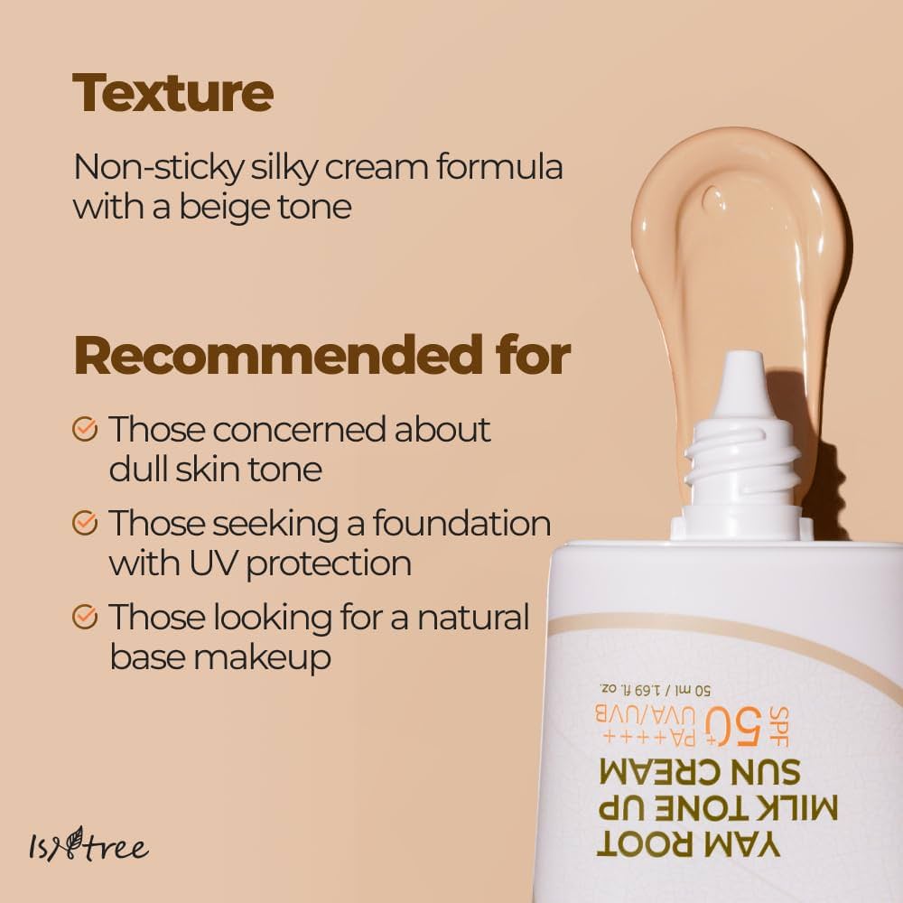Isntree Yam Root Milk Tone Up Sun Cream