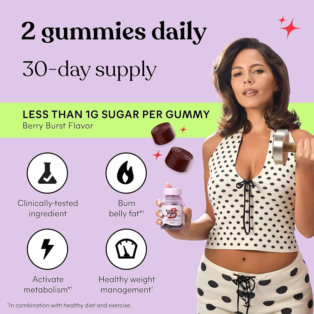 Lemme Burn Belly Fat & Metabolism Gummies