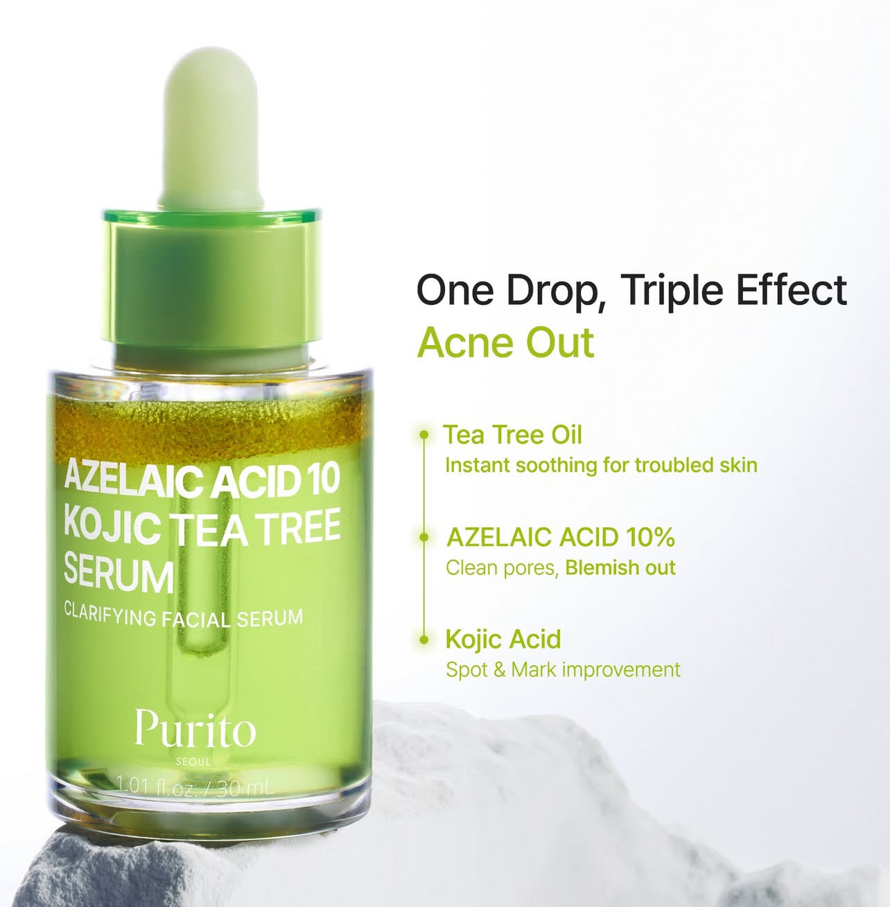 Purito SEOUL - Azelaic Acid 10 Kojic Tea Tree Serum