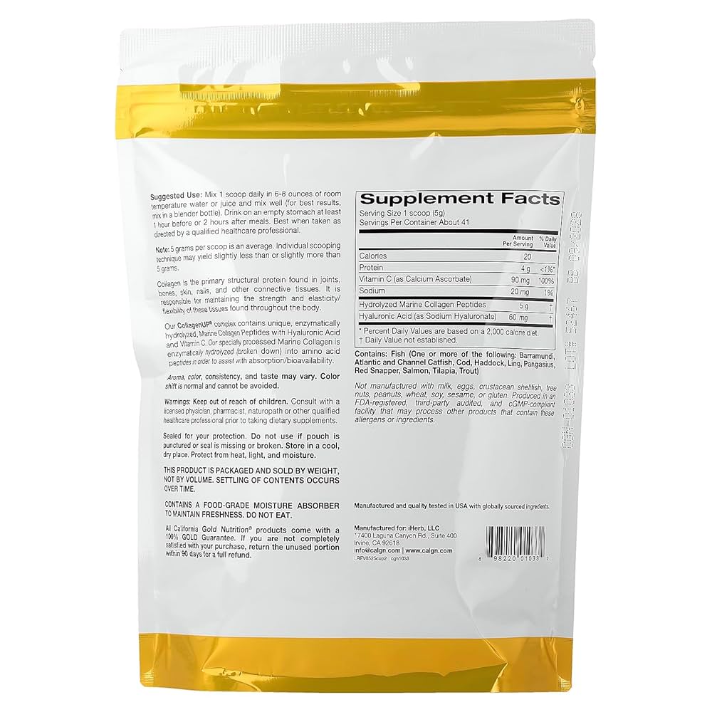 California Gold Nutrition, Marine CollagenUp