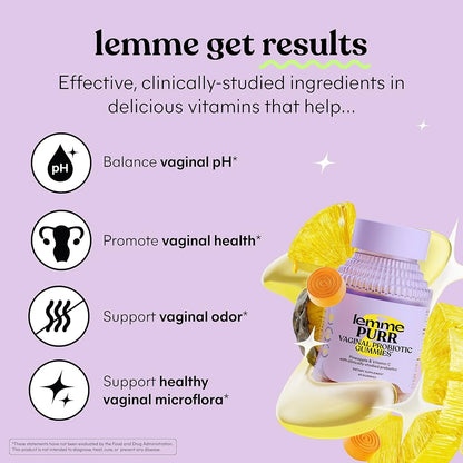 Lemme Purr Vaginal Probiotic Gummies