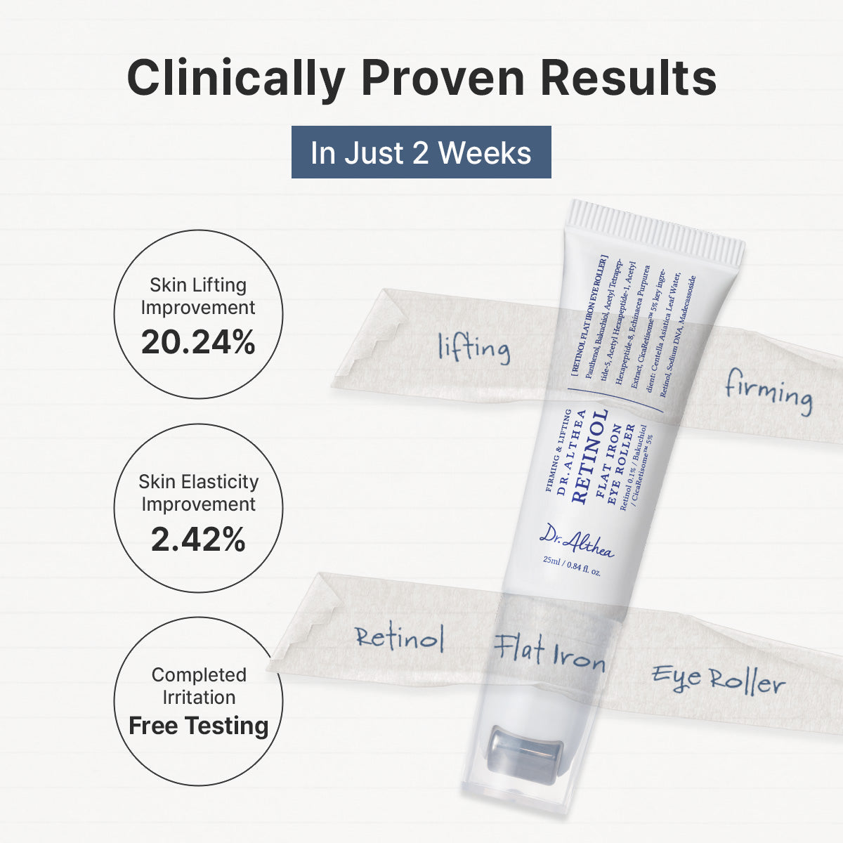 Dr Althea Retinol Flat Iron Eye Roller