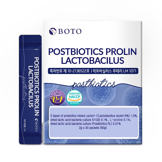 BOTO Postbiotics Proline Lactobacillus