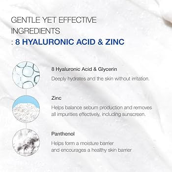 Anua 8 Hyaluronic Acid Hydrating Gentle Foaming Cleanser