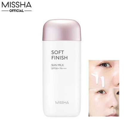 MISSHA All-Around Safe Block Soft Finish Sun Milk SPF50+ PA+++