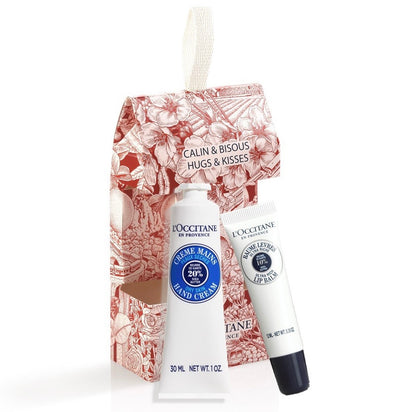L'Occitane Hugs & Kisses Shea Butter Hand Cream & Lip Balm Set