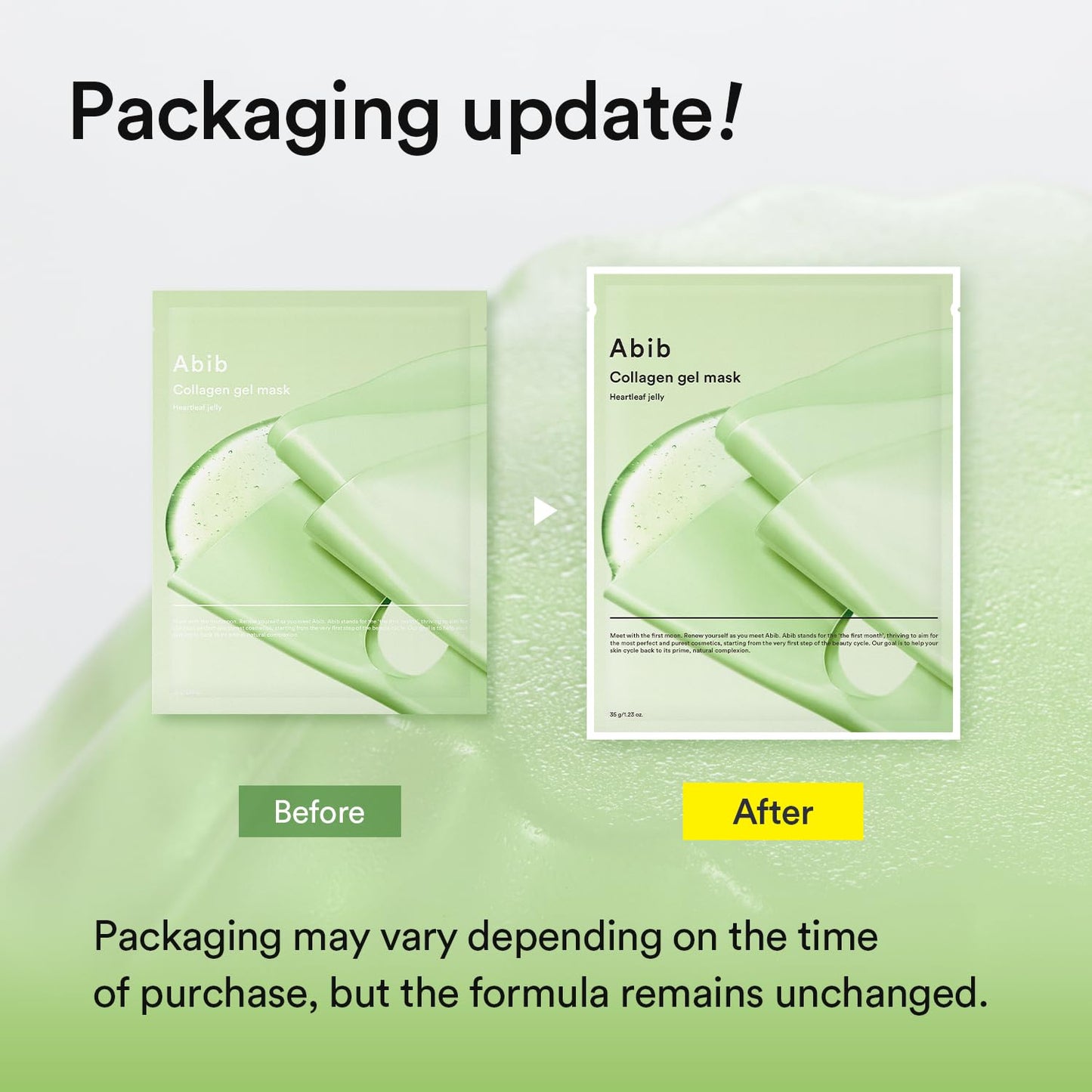 Abib Collagen Gel Mask Heartleaf Jelly