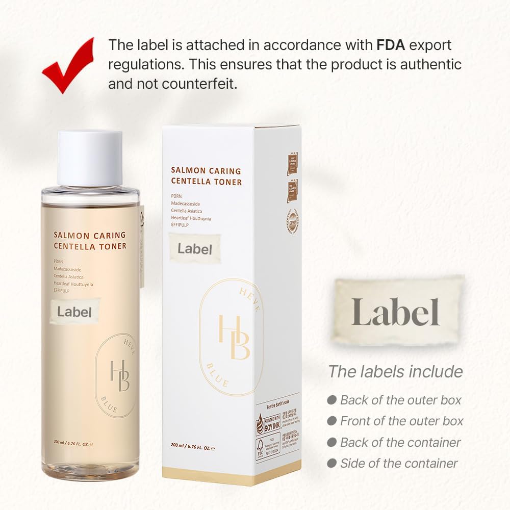 HEVEBLUE Salmon Caring Centella Toner