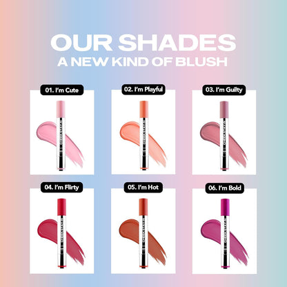 Sacheu Cheek STAY-N Liquid Blush for Cheeks