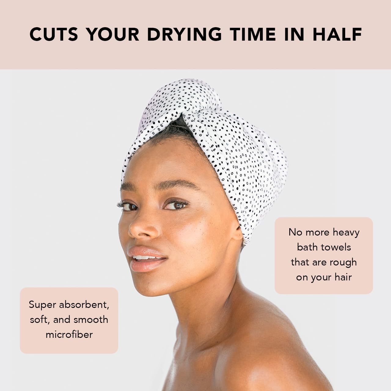 Kitsch Microfiber Hair Towel Wrap for Women
