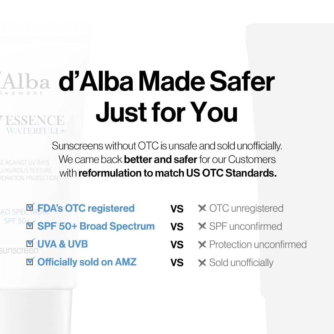 d'alba Piedmont Italian White Truffle Waterfull Essence Sunscreen