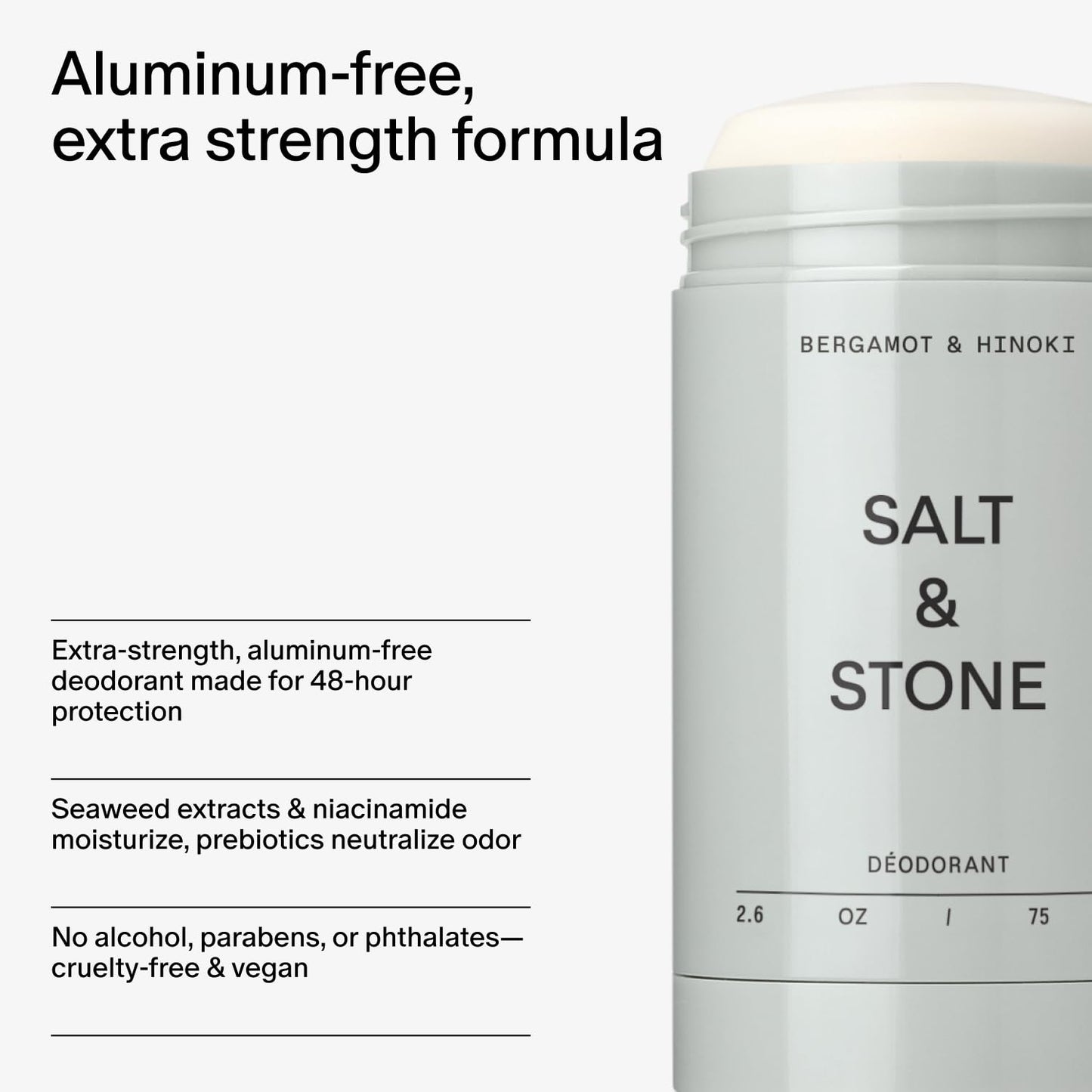 Salt & Stone Aluminum-Free Deodorant