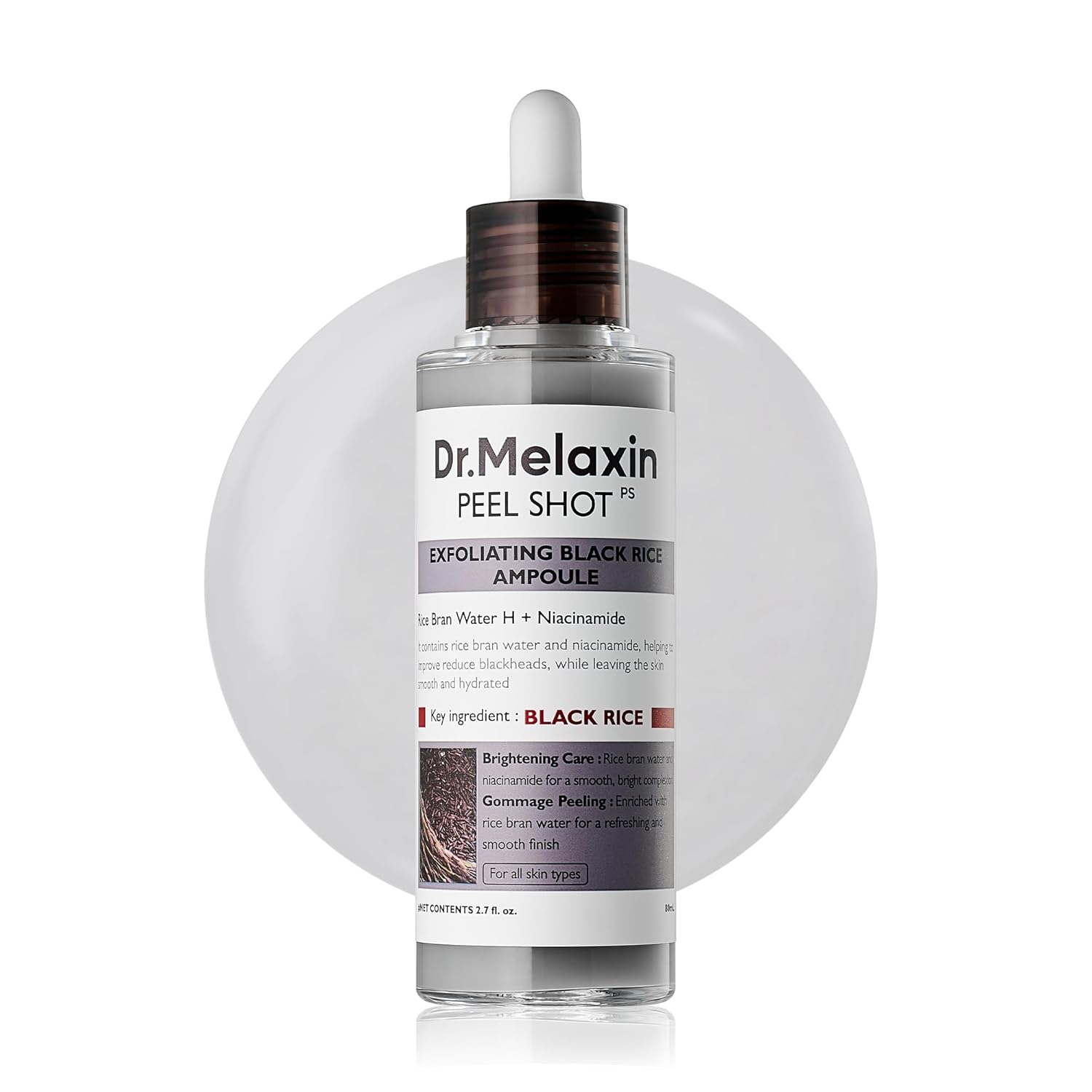 Dr.Melaxin Peel Shot Exfoliant Black Rice Ampoule