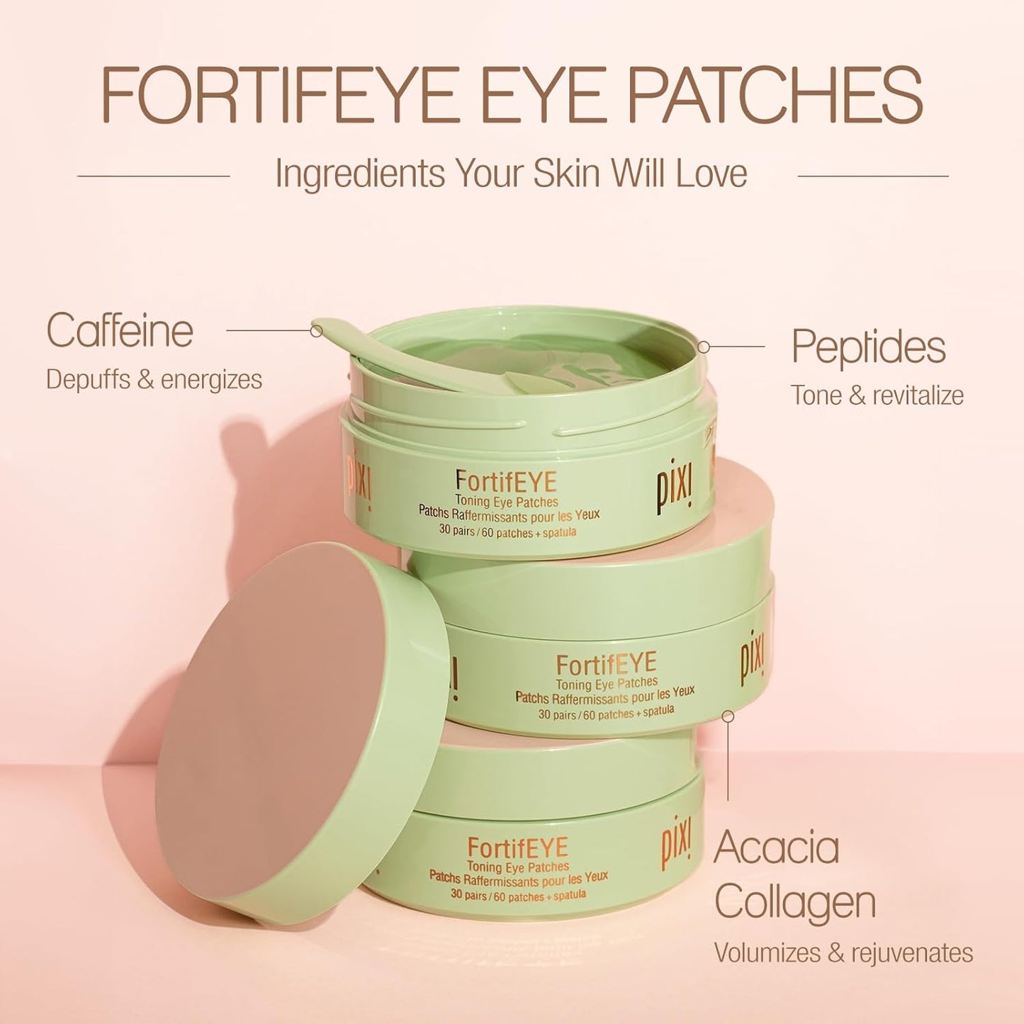 Pixi FortifEYE Firming Hydrogel Under Eye Patches