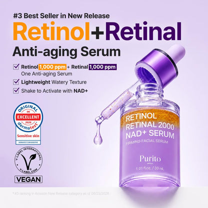 Purito SEOUL Retinol Retinal 2000 NAD+ Serum