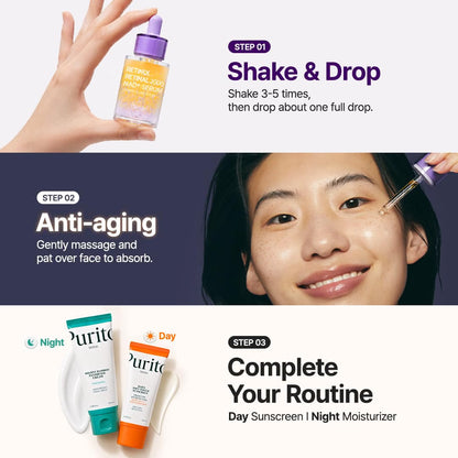 Purito SEOUL Retinol Retinal 2000 NAD+ Serum