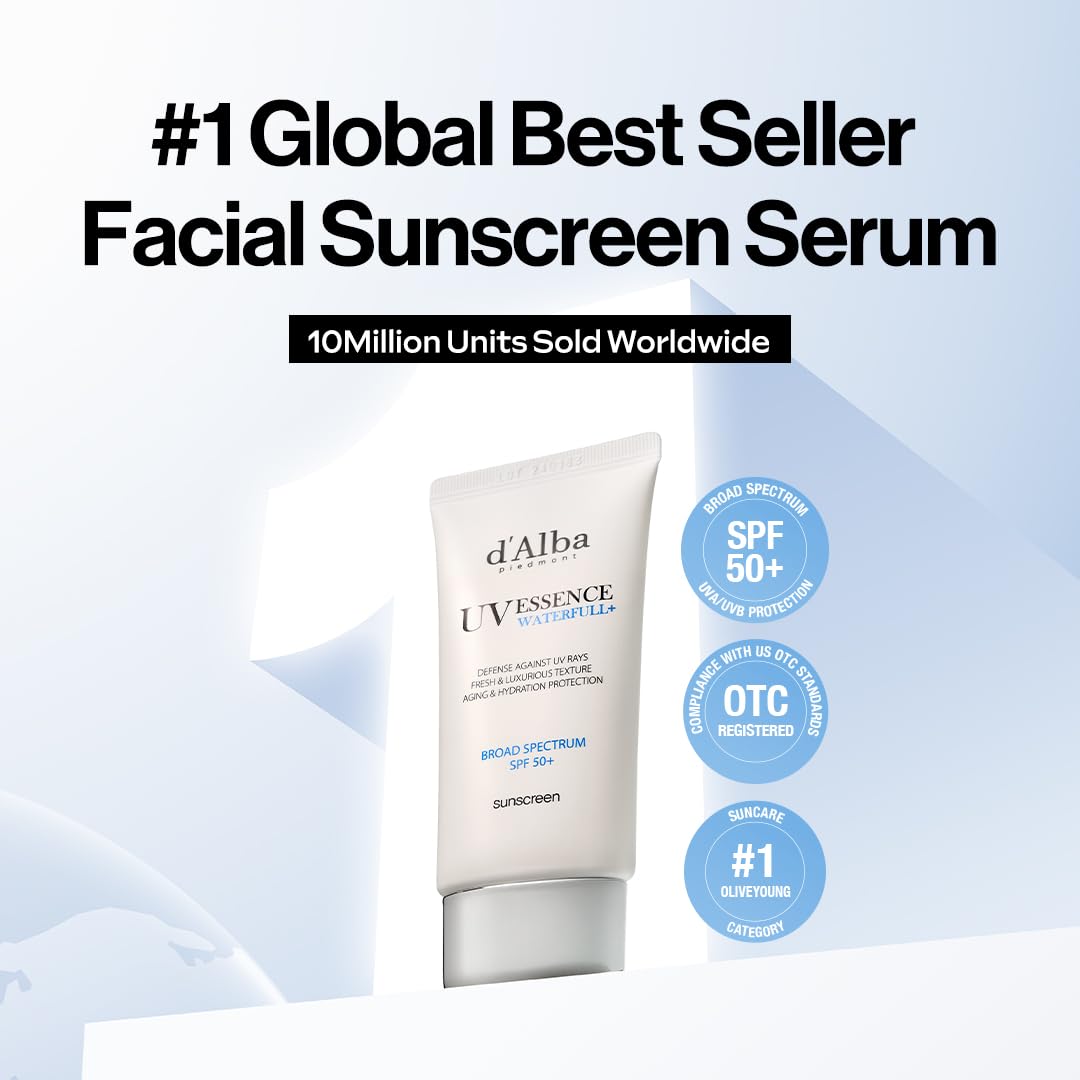 d'alba Piedmont Italian White Truffle Waterfull Essence Sunscreen