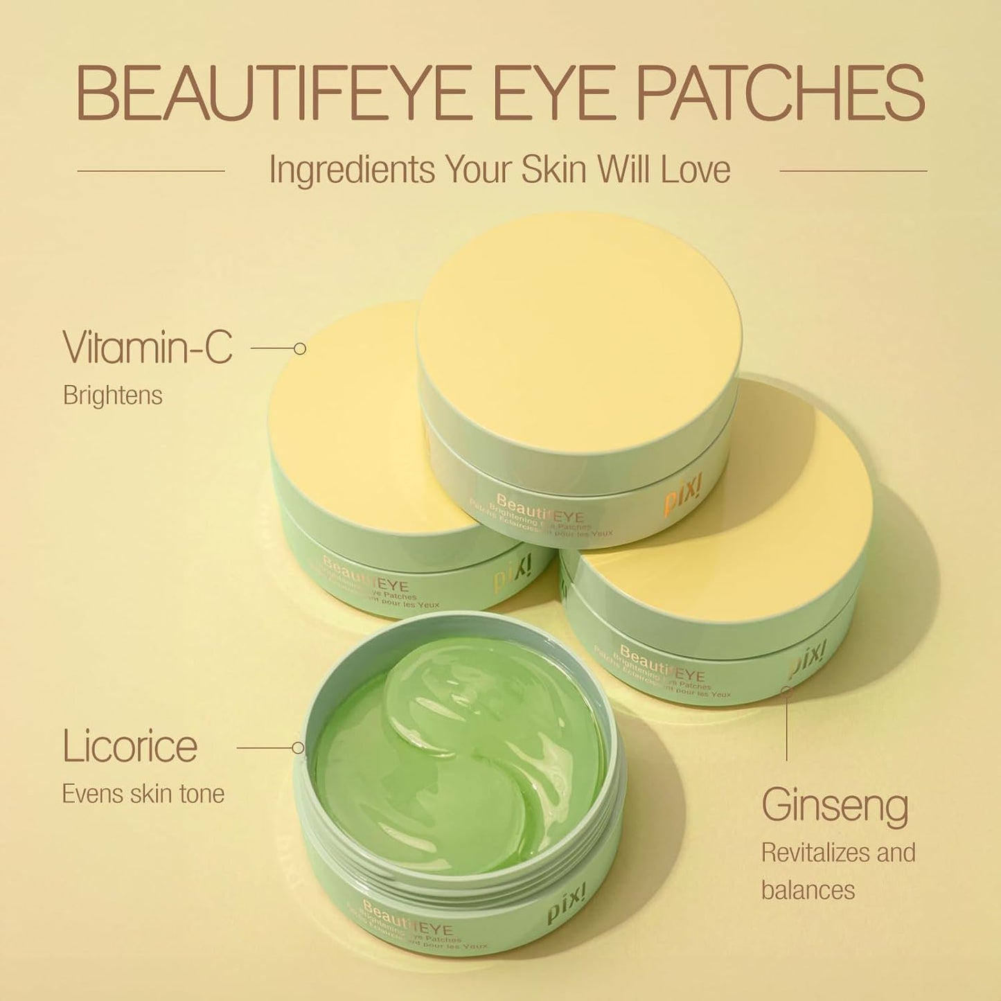 Pixi BeautifEYE Hydrogel Under-Eye Patches