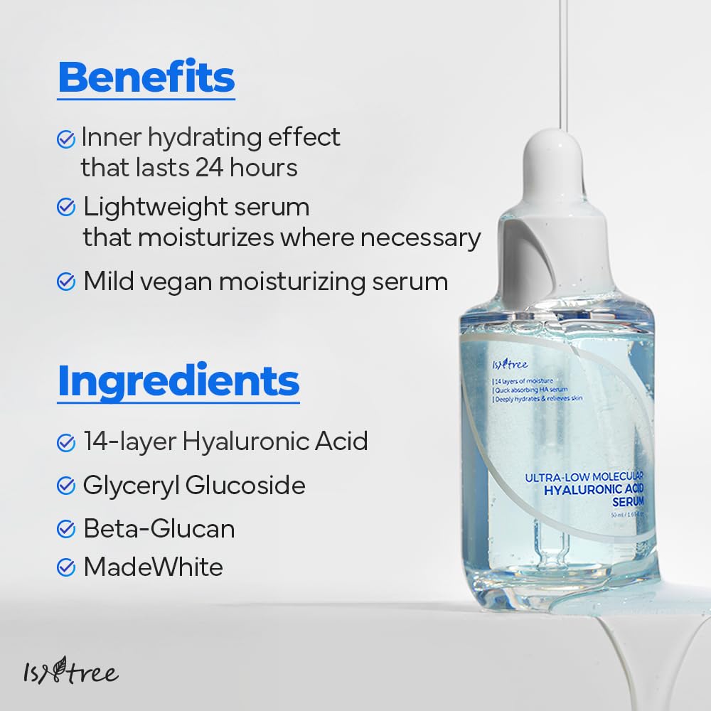 Isntree Ultra-Low Molecular Hyaluronic Acid Serum