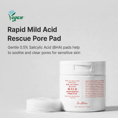 Dr. Althea Rapid Mild Acid Rescue Pore Pad
