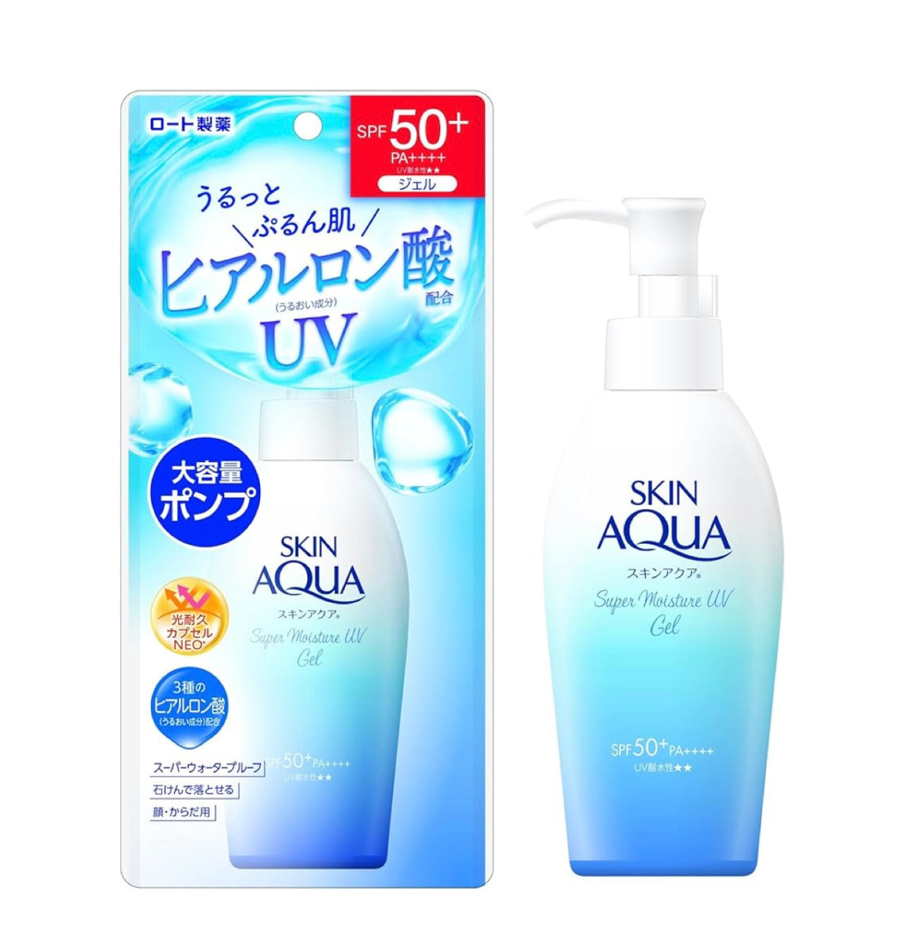 Rohto Skin Aqua Super Moisture Gel SPF50+ PA++++