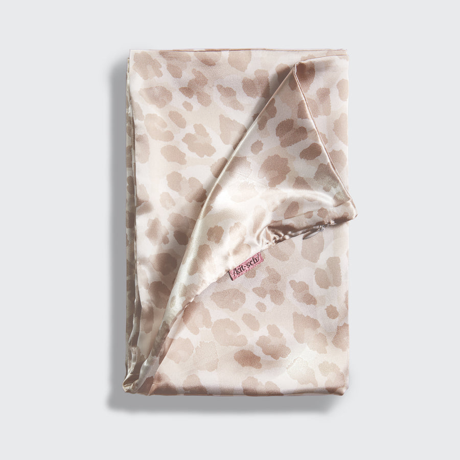 Kitsch Satin Pillowcase Leopard Print