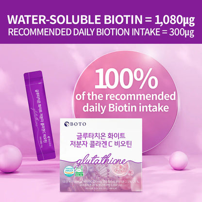 BOTO - Glutathione White Small Molecule Collagen C Biotin
