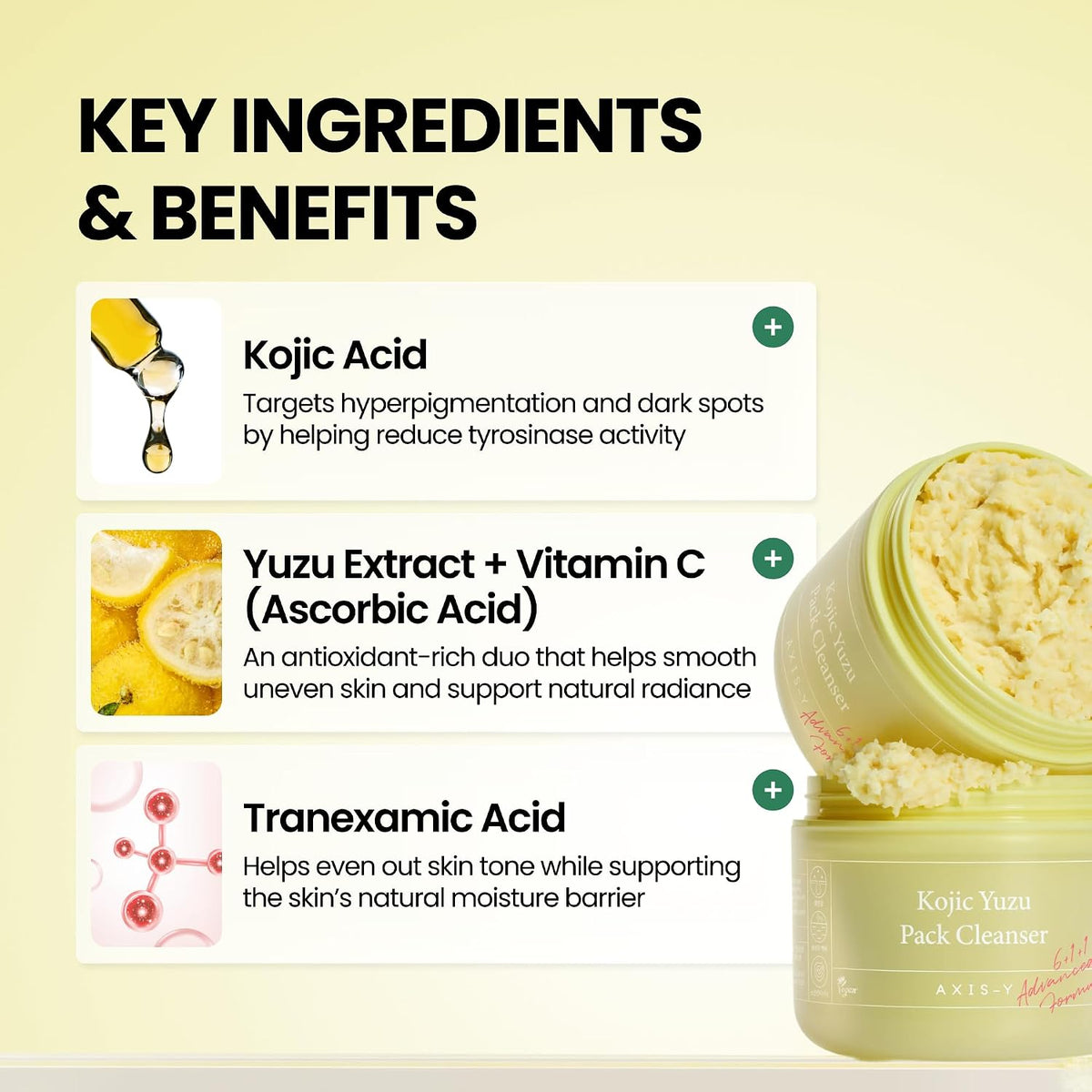 AXIS-Y Kojic Yuzu Pack Cleanser