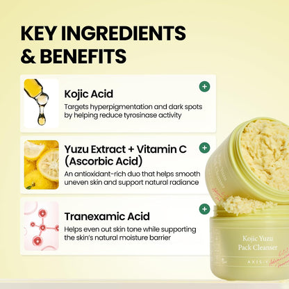 AXIS-Y Kojic Yuzu Pack Cleanser