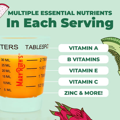 Mary Ruth’s Organics Liquid Multivitamin + Hair Growth (Dragon Fruit Melon)