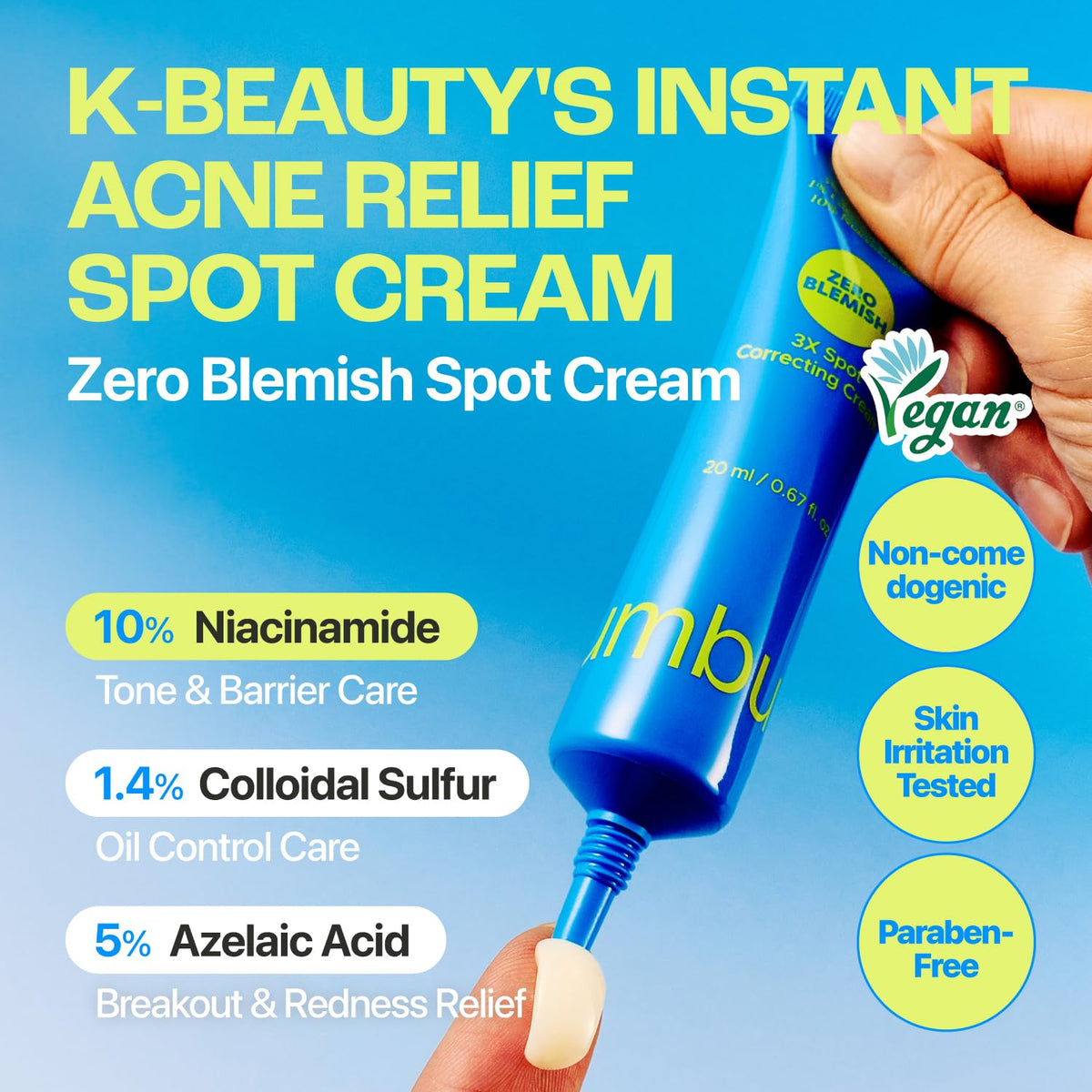 numbuzin Zero Blemish 3X Spot Correcting Cream