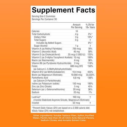 MaryRuth's Multivitamin + Hair Growth Gummies