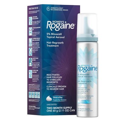 Rogaine for Women 5% Minoxidil Foam - 2 Months Supply