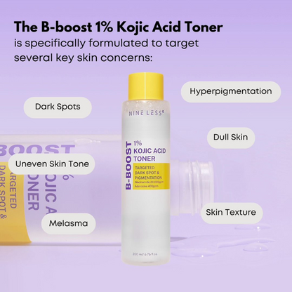 NINELESS - B-Boost 1% Kojic Acid Toner