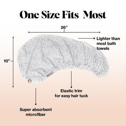 Kitsch Microfiber Hair Towel Wrap for Women